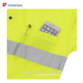 Breachable Cooling High visibility Reflective Work Polo Shirt With Front Chest Tool Pocket